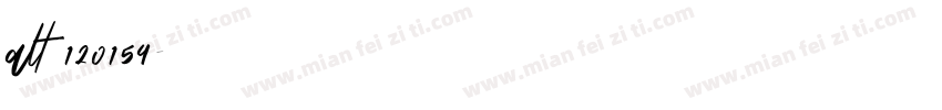alt 120154字体转换